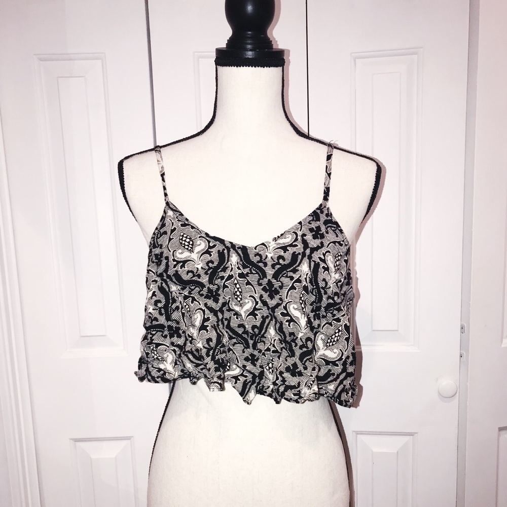 Paisley Crop Top